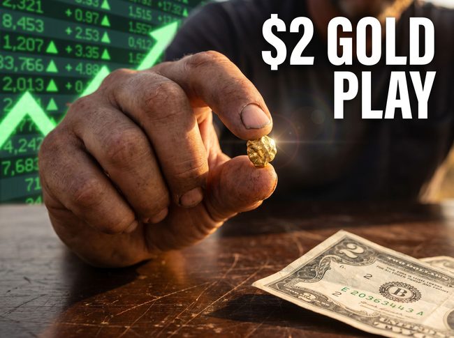 A former CIA advisor says forget gold bars — this $2 stock is the real play.
