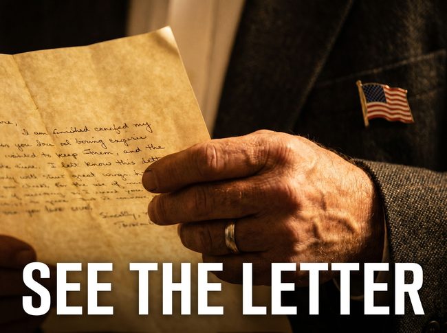 Trump's handwritten letter reveals his May 15th plan for patriots.