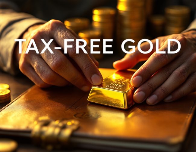 The IRS loophole that lets you hold gold in your IRA tax-free.