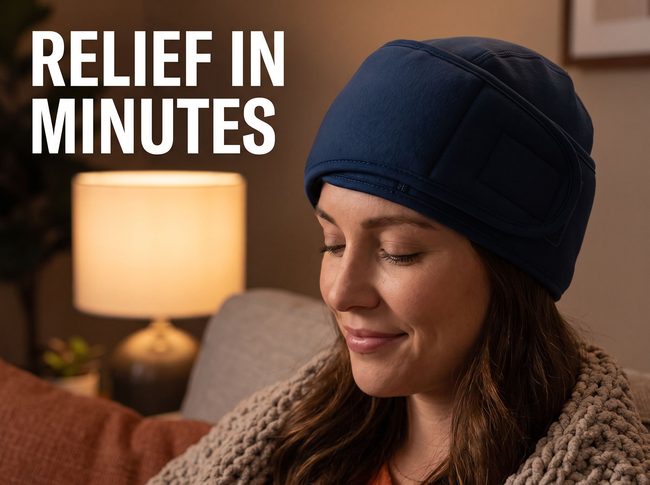 This cold-therapy hat kills headaches in minutes — no pills needed.